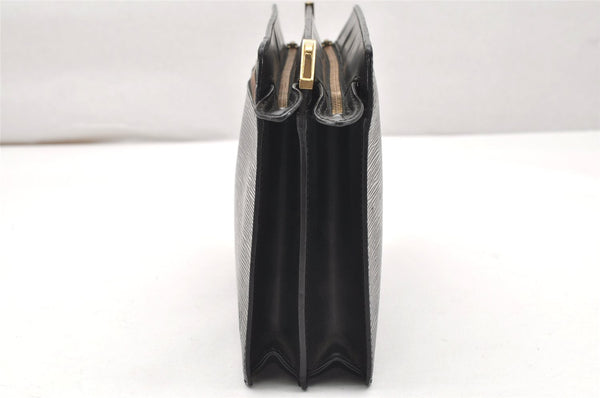 Authentic Louis Vuitton Epi Enghien 2Way Shoulder Clutch Bag M52112 Black 4472K