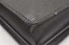 Authentic Louis Vuitton Epi Enghien 2Way Shoulder Clutch Bag M52112 Black 4472K