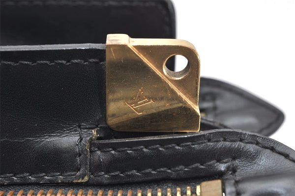 Authentic Louis Vuitton Epi Enghien 2Way Shoulder Clutch Bag M52112 Black 4472K