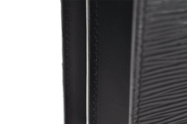 Authentic Louis Vuitton Epi Enghien 2Way Shoulder Clutch Bag M52112 Black 4472K