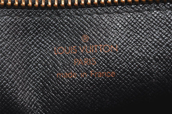 Authentic Louis Vuitton Epi Enghien 2Way Shoulder Clutch Bag M52112 Black 4472K