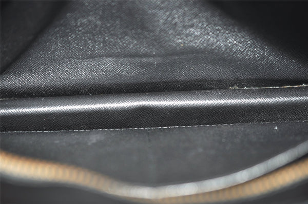 Authentic Louis Vuitton Epi Enghien 2Way Shoulder Clutch Bag M52112 Black 4472K