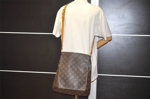 Authentic Louis Vuitton Monogram Musette Shoulder Cross Body Bag M51256 LV 4473I