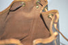 Authentic Louis Vuitton Monogram Petit Noe M42226 Shoulder Drawstring Bag 4474I