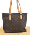 Authentic Louis Vuitton Monogram Cabas Piano Shoulder Tote Bag M51148 LV 4474J