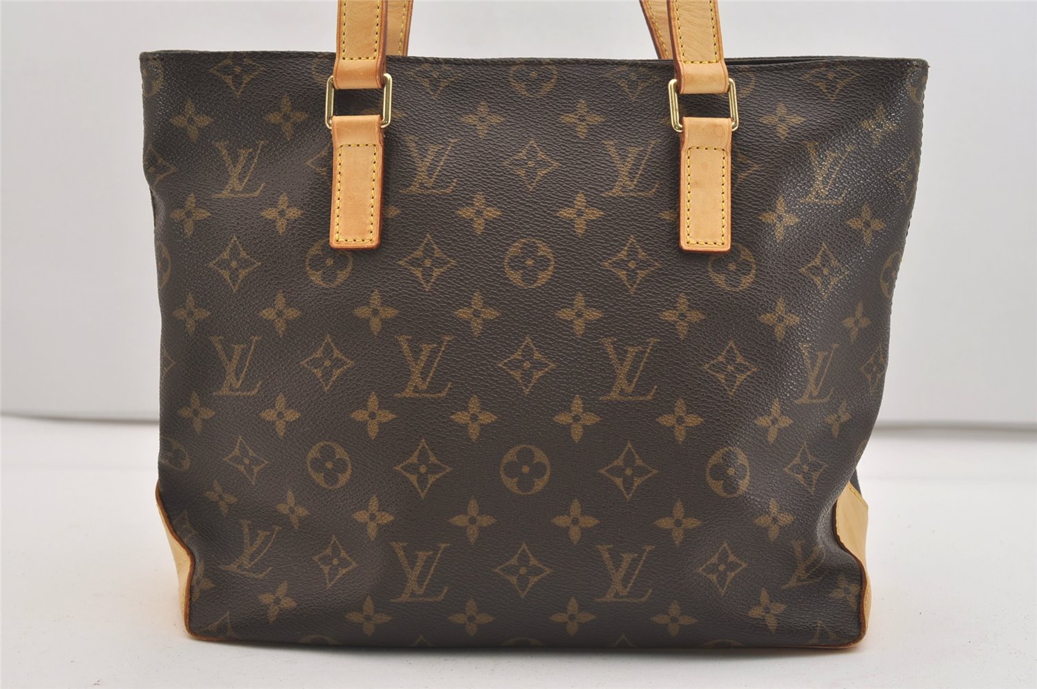 Authentic Louis Vuitton Monogram Cabas Piano Shoulder Tote Bag M51148 LV 4474J