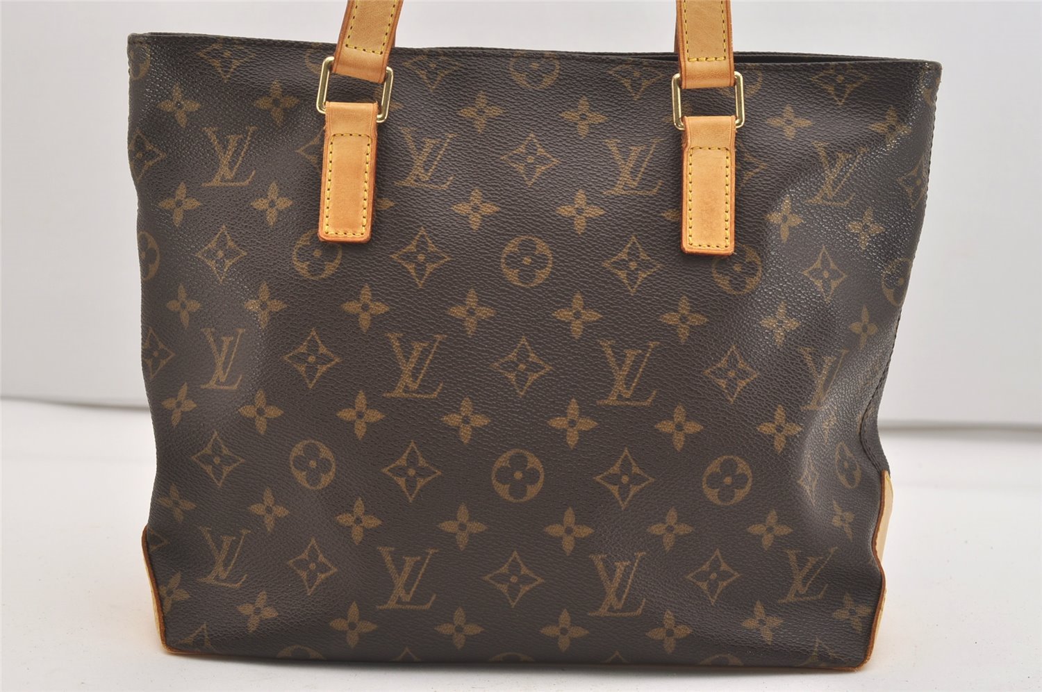 Authentic Louis Vuitton Monogram Cabas Piano Shoulder Tote Bag M51148 LV 4474J