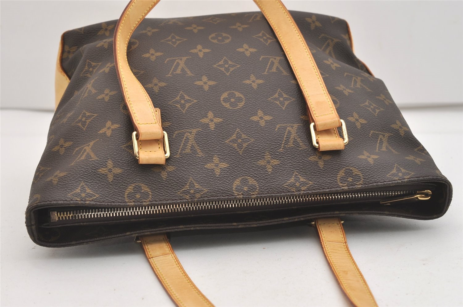 Authentic Louis Vuitton Monogram Cabas Piano Shoulder Tote Bag M51148 LV 4474J