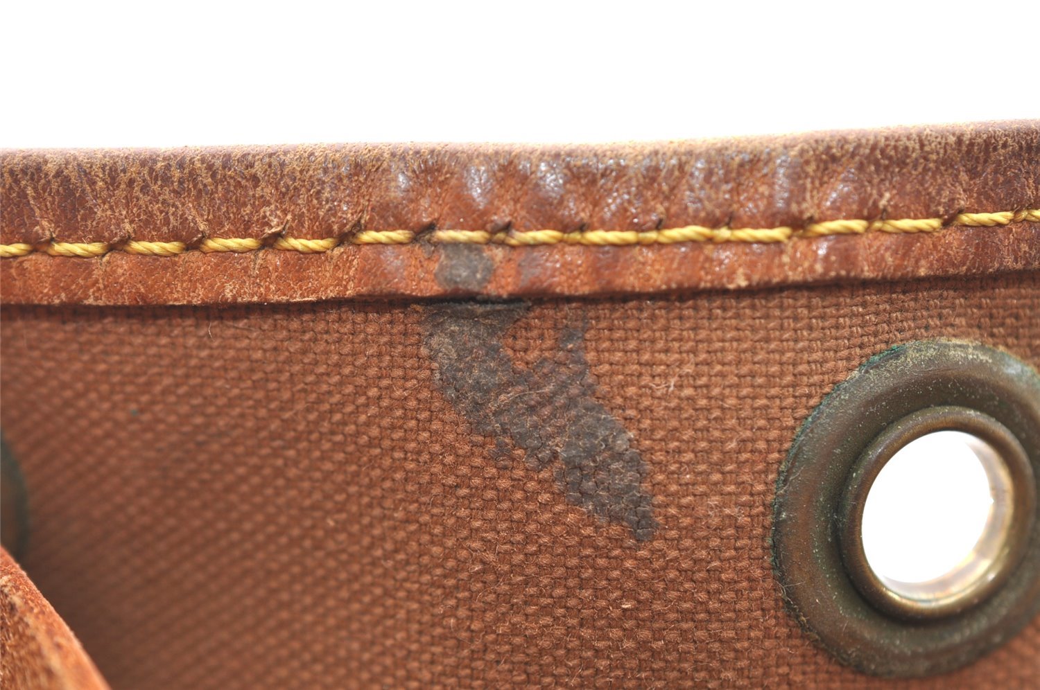 Authentic Louis Vuitton Monogram Petit Noe M42226 Shoulder Drawstring Bag 4475I