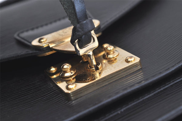 Authentic Louis Vuitton Epi Monceau 2Way Shoulder Hand Bag Black M52122 LV 4475K