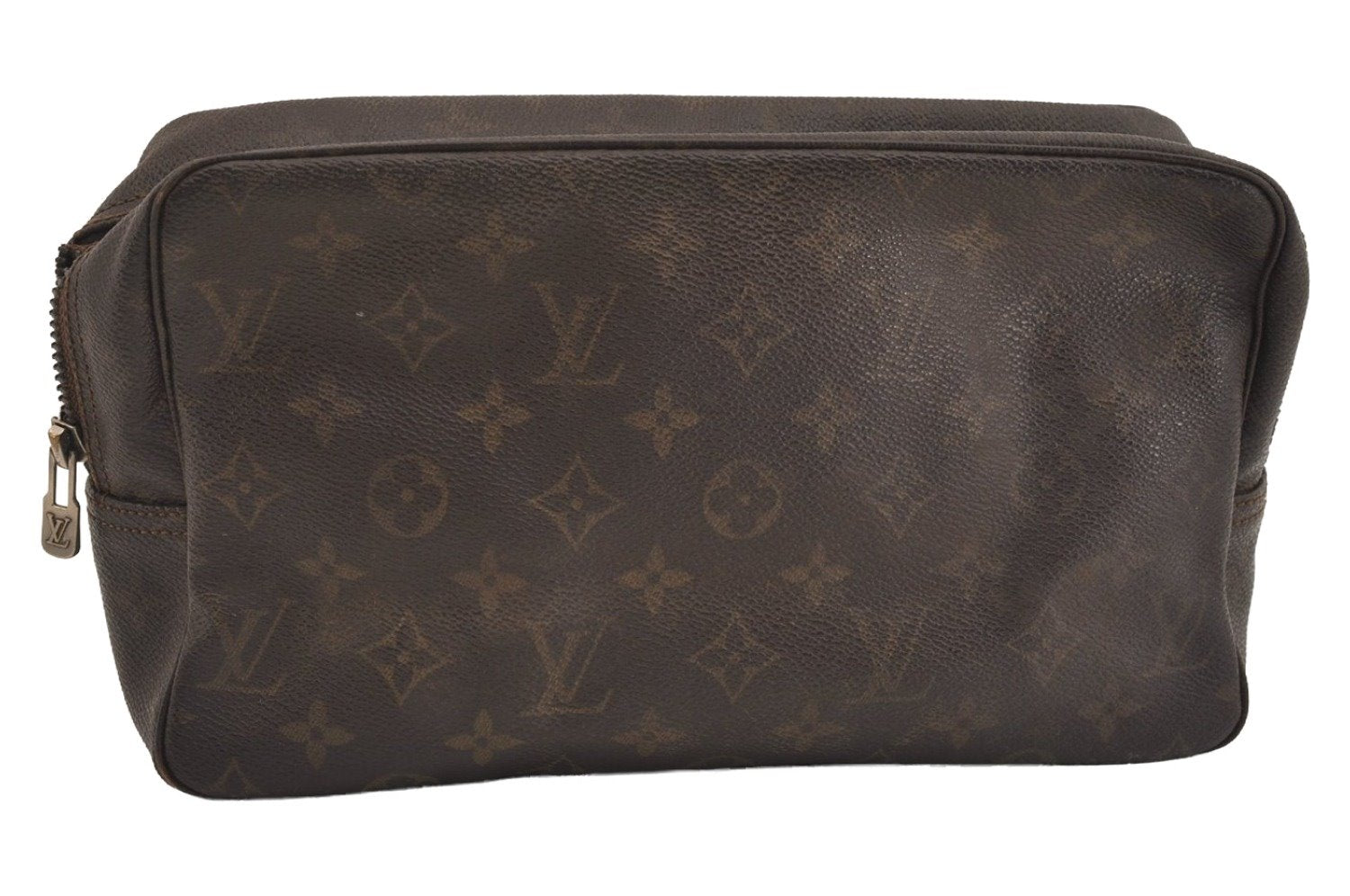 Auth Louis Vuitton Monogram Trousse Toilette 28 Clutch Bag M47522 LV Junk 4477J