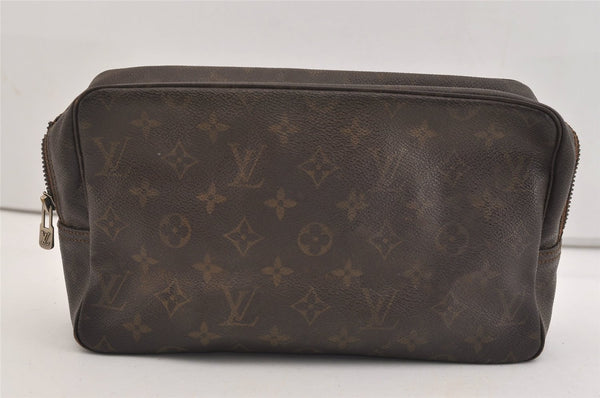Auth Louis Vuitton Monogram Trousse Toilette 28 Clutch Bag M47522 LV Junk 4477J