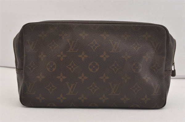 Auth Louis Vuitton Monogram Trousse Toilette 28 Clutch Bag M47522 LV Junk 4477J