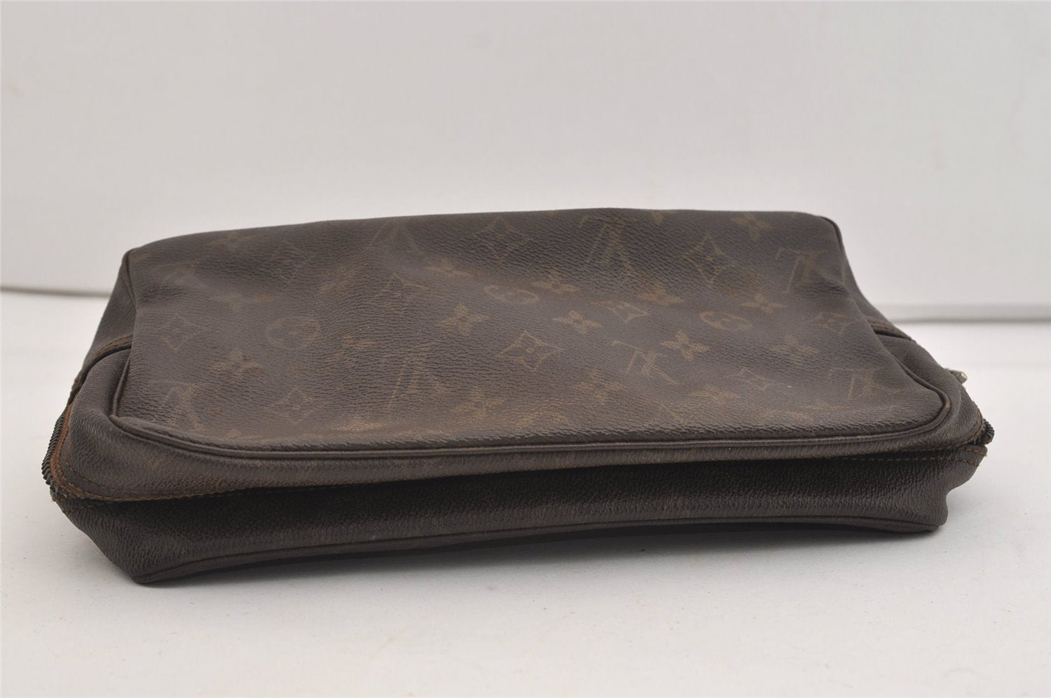 Auth Louis Vuitton Monogram Trousse Toilette 28 Clutch Bag M47522 LV Junk 4477J