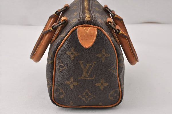 Authentic Louis Vuitton Monogram Mini Speedy Hand Bag Purse Old Model LV 4477K