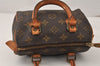 Authentic Louis Vuitton Monogram Mini Speedy Hand Bag Purse Old Model LV 4477K