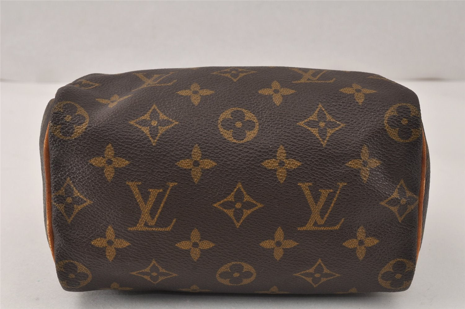 Authentic Louis Vuitton Monogram Mini Speedy Hand Bag Purse Old Model LV 4477K