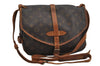 Authentic Louis Vuitton Monogram Saumur 30 Shoulder Cross Bag M42256 LV 4478J