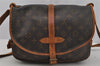 Authentic Louis Vuitton Monogram Saumur 30 Shoulder Cross Bag M42256 LV 4478J