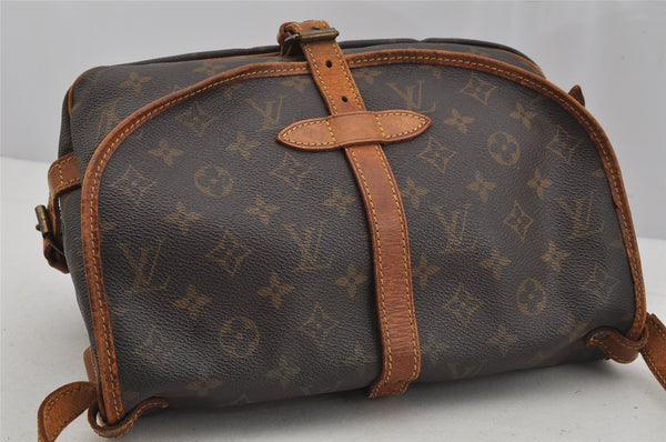 Authentic Louis Vuitton Monogram Saumur 30 Shoulder Cross Bag M42256 LV 4478J