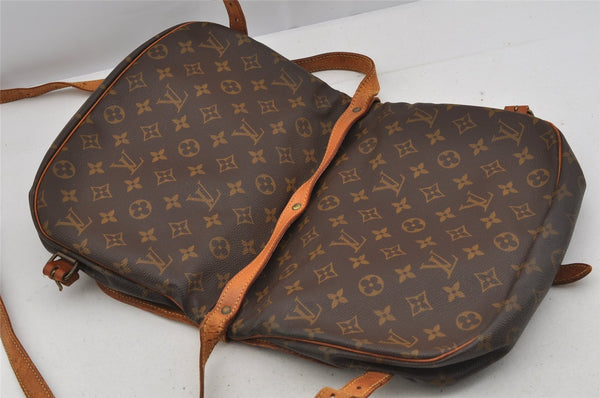 Authentic Louis Vuitton Monogram Saumur 30 Shoulder Cross Bag M42256 LV 4478J