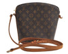 Authentic Louis Vuitton Monogram Drouot Shoulder Cross Bag M51290 Junk 4478K