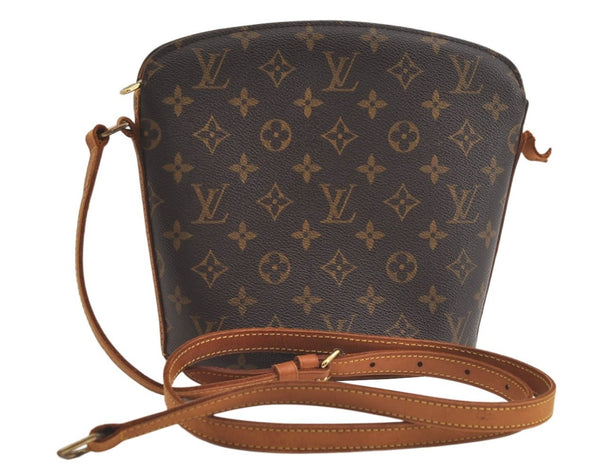 Authentic Louis Vuitton Monogram Drouot Shoulder Cross Bag M51290 Junk 4478K