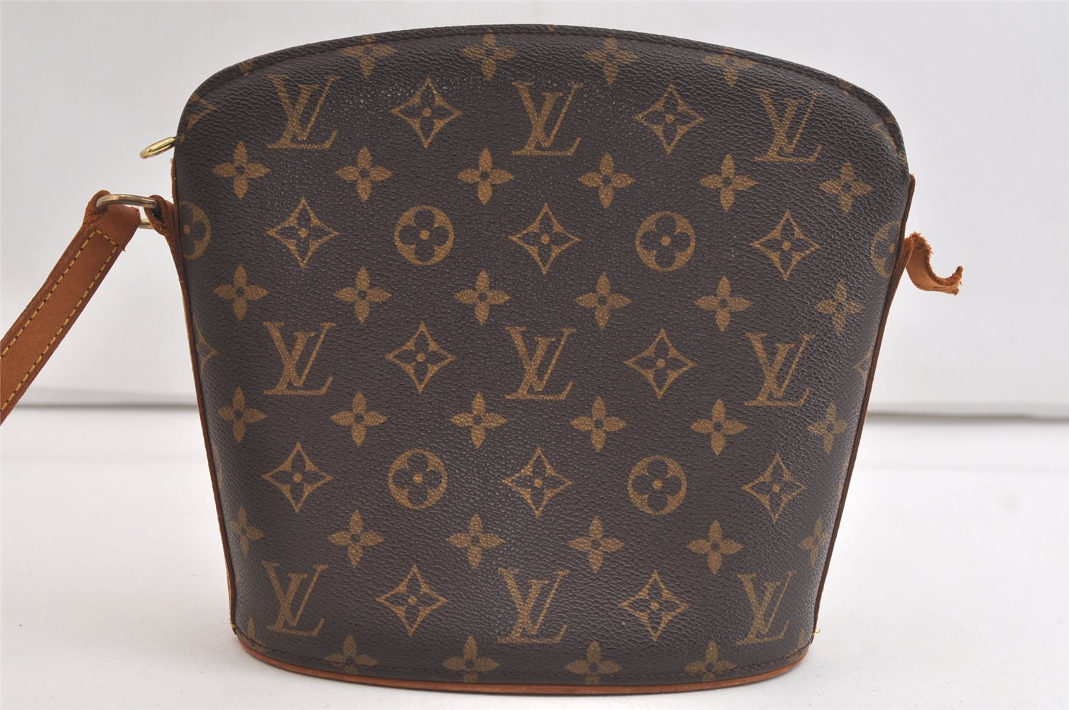Authentic Louis Vuitton Monogram Drouot Shoulder Cross Bag M51290 Junk 4478K