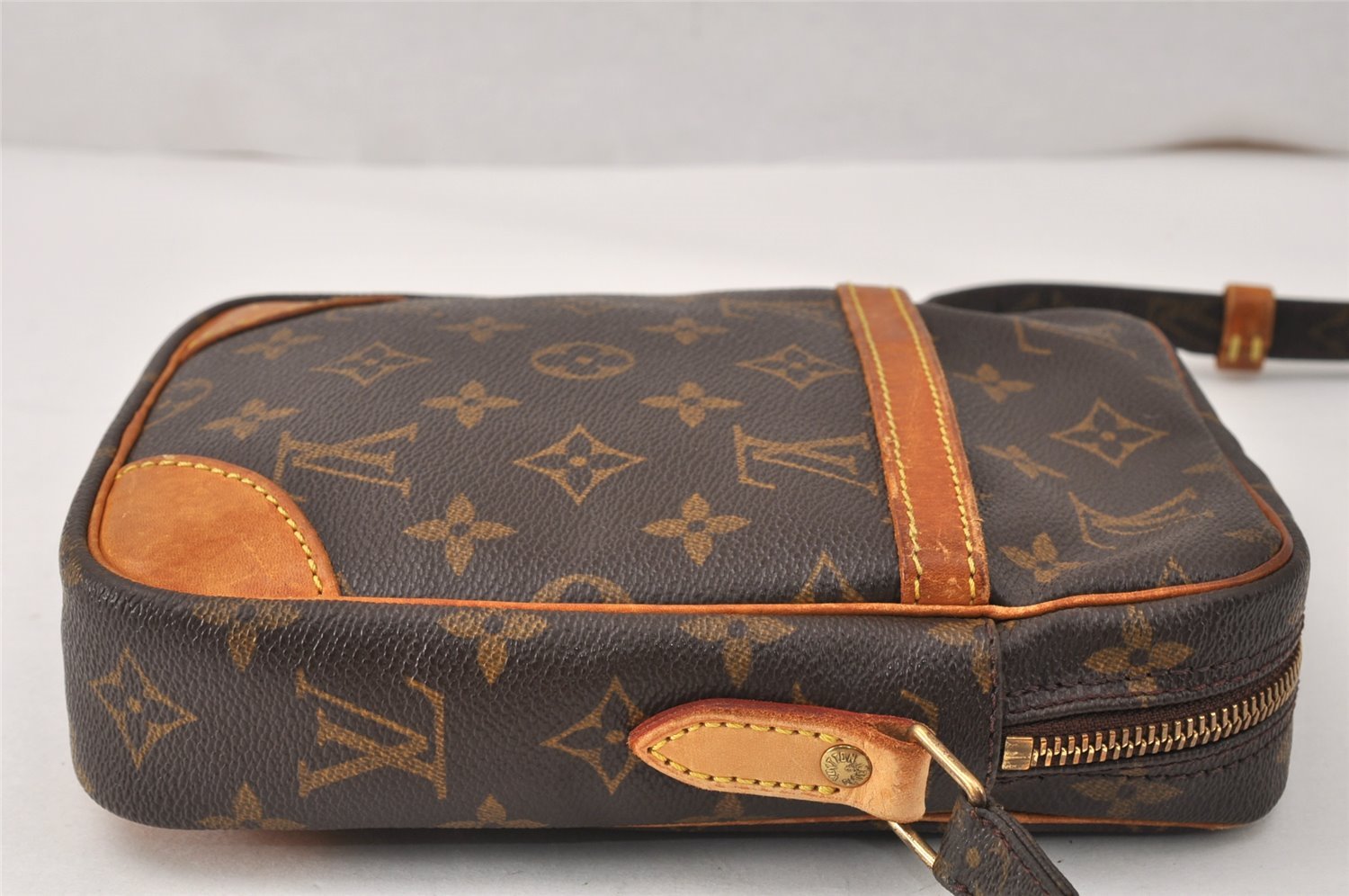 Authentic Louis Vuitton Monogram Danube Shoulder Crossbody Bag M45266 Junk 4479K