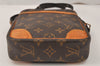 Authentic Louis Vuitton Monogram Danube Shoulder Crossbody Bag M45266 Junk 4479K