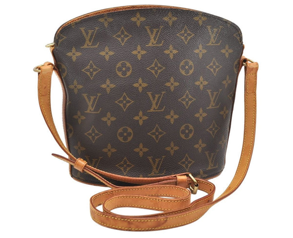 Authentic Louis Vuitton Monogram Drouot Shoulder Cross Body Bag M51290 LV 4480K