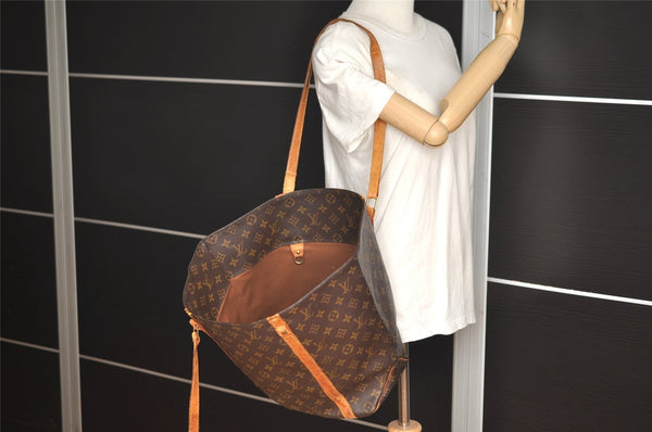 Authentic Louis Vuitton Monogram Sac Shopping PM Tote Bag M51108 LV Junk 4481I