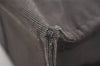Authentic HERMES Vintage Her Line MM Hand Tote Bag Nylon Gray 4481J