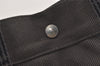 Authentic HERMES Vintage Her Line MM Hand Tote Bag Nylon Gray 4481J
