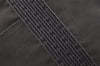 Authentic HERMES Vintage Her Line MM Hand Tote Bag Nylon Gray 4481J