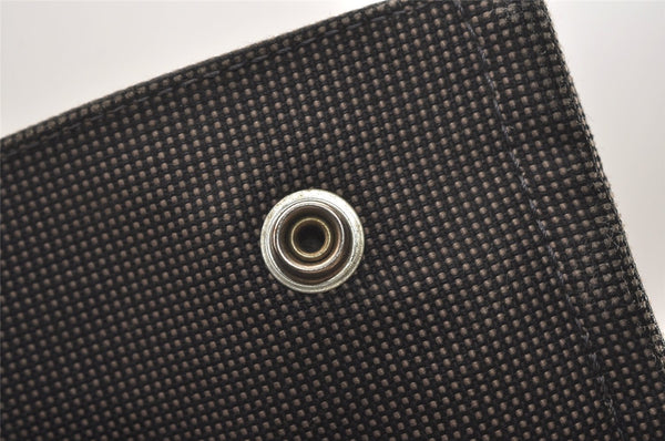 Authentic HERMES Vintage Her Line MM Hand Tote Bag Nylon Gray 4481J