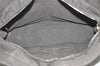 Authentic HERMES Vintage Her Line MM Hand Tote Bag Nylon Gray 4481J