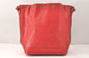 Authentic Louis Vuitton Epi Noe Shoulder Drawstring Bag Red M44007 LV 4481K