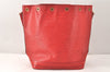 Authentic Louis Vuitton Epi Noe Shoulder Drawstring Bag Red M44007 LV 4481K