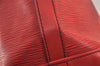 Authentic Louis Vuitton Epi Noe Shoulder Drawstring Bag Red M44007 LV 4481K