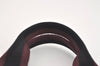 Authentic HERMES Fourre Tout Cabas Hand Tote Bag Canvas Bordeaux Black 4482J