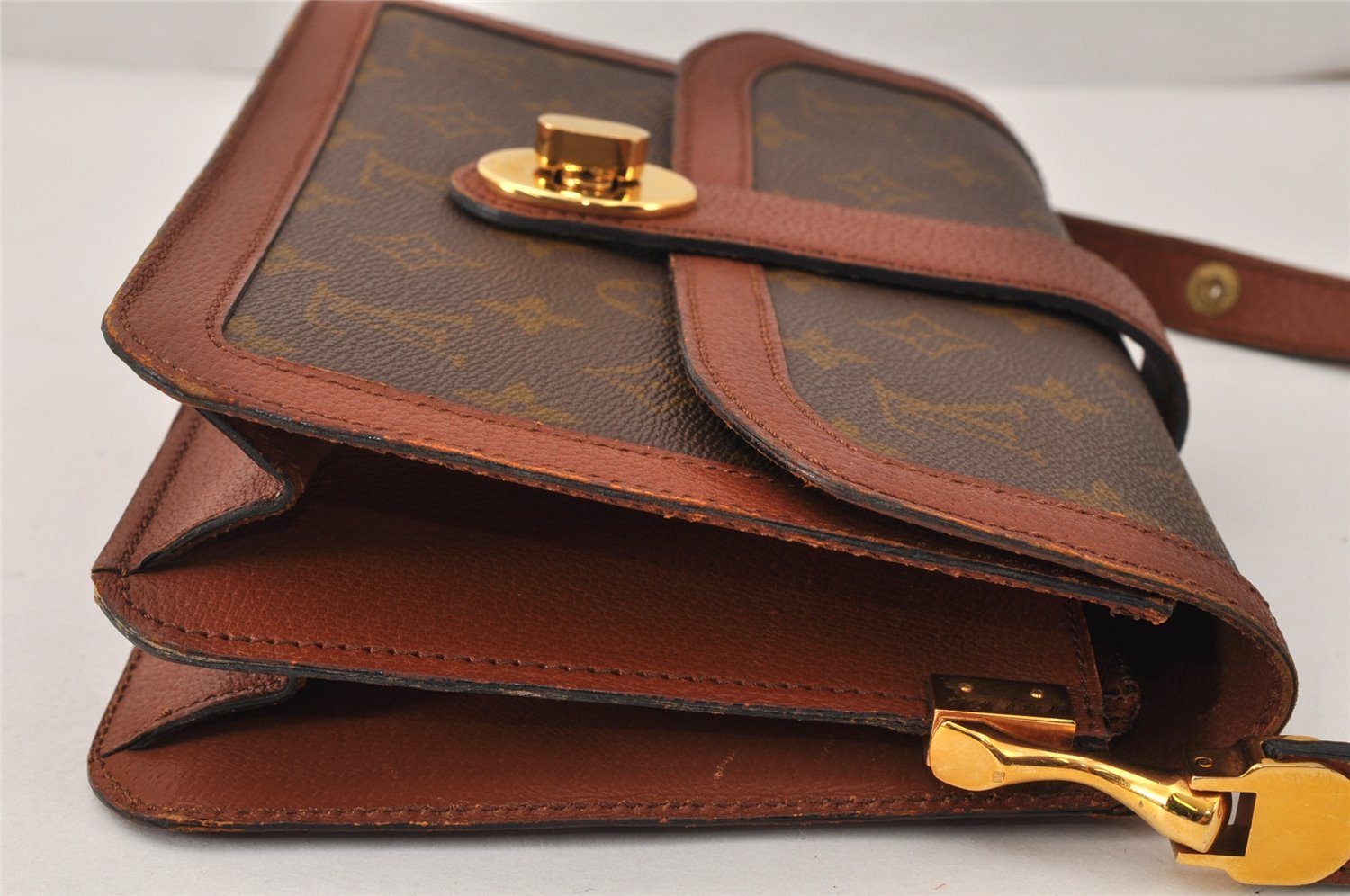 Authentic Louis Vuitton Monogram Sac Vendome Shoulder Cross Bag Old Model 4482K