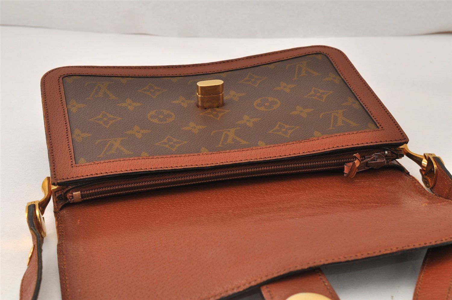 Authentic Louis Vuitton Monogram Sac Vendome Shoulder Cross Bag Old Model 4482K