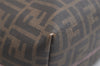 Authentic FENDI Zucca Vintage Shoulder Tote Bag PVC Brown 4483K