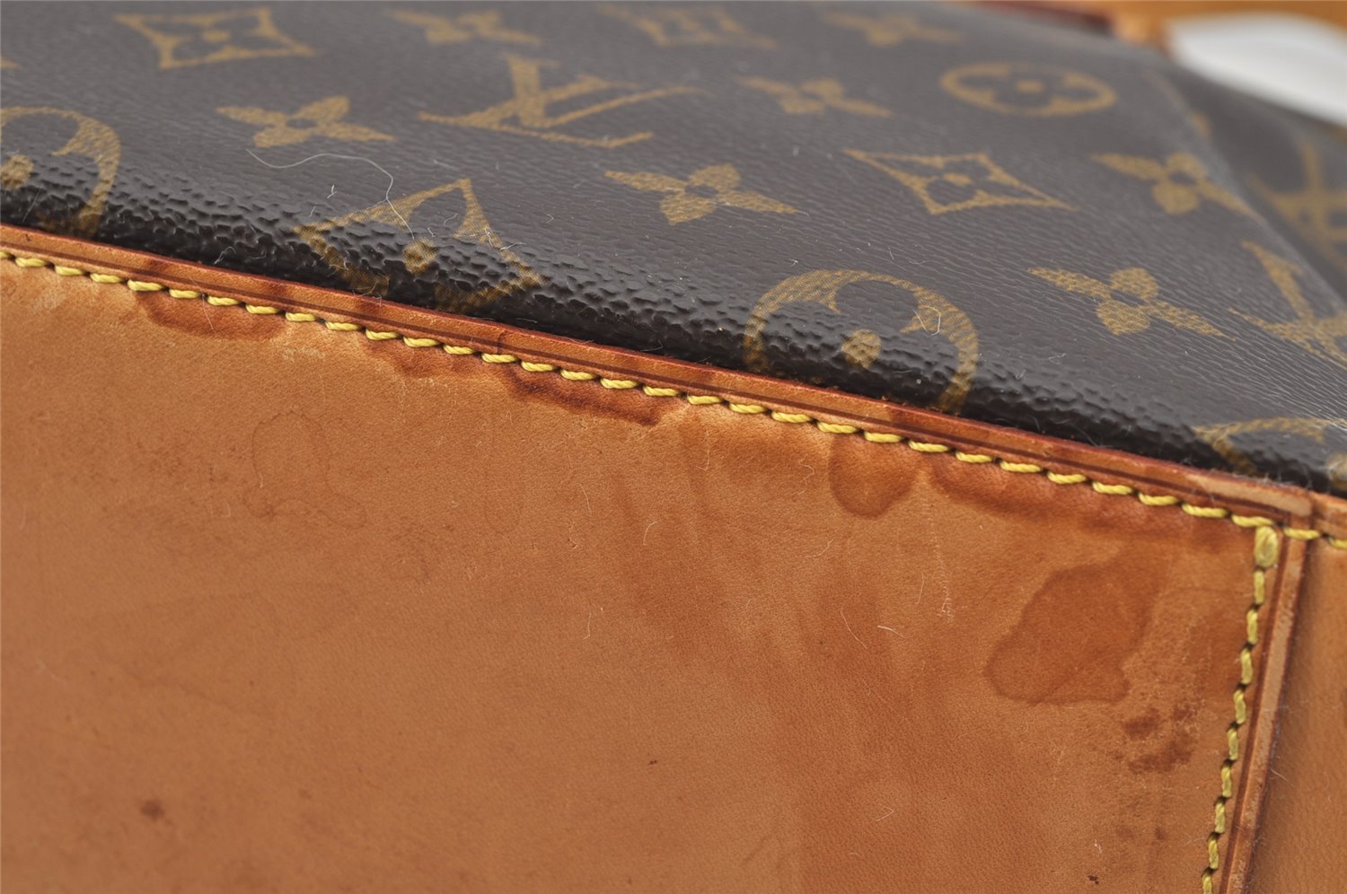 Authentic Louis Vuitton Monogram Cabas Piano Shoulder Tote Bag M51148 Junk 4484I