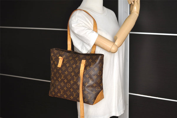 Authentic Louis Vuitton Monogram Cabas Piano Shoulder Tote Bag M51148 Junk 4484I