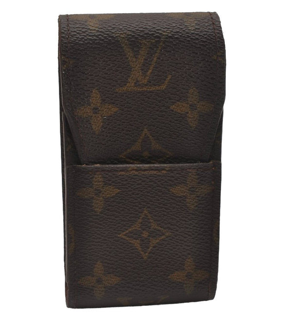 Authentic Louis Vuitton Monogram Etui Cigarette Case M63024 LV 4484J