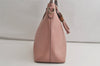 Authentic GUCCI Bamboo 2Way Shoulder Tote Bag Leather 449643 Pink 4484K