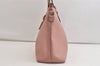 Authentic GUCCI Bamboo 2Way Shoulder Tote Bag Leather 449643 Pink 4484K
