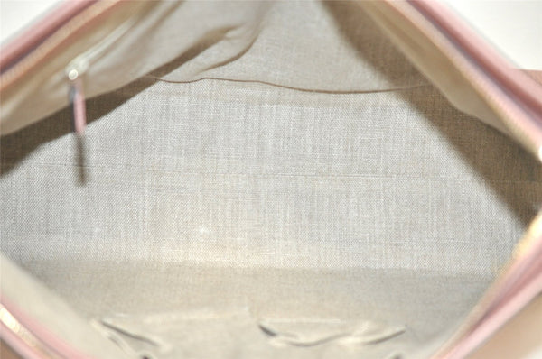 Authentic GUCCI Bamboo 2Way Shoulder Tote Bag Leather 449643 Pink 4484K